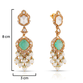 Polki Doublet Stone Necklace Set