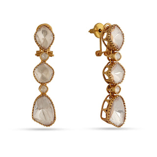 Polki layer necklaces