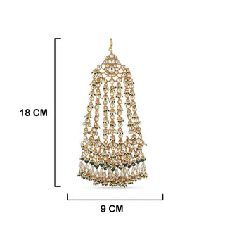 Seed Pearl Kundan Jhumar