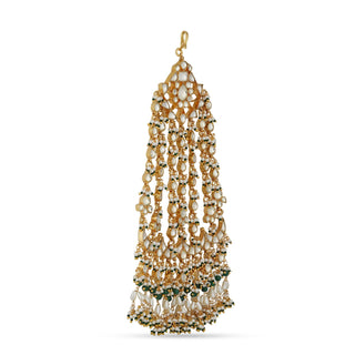 Seed Pearl Kundan Jhumar