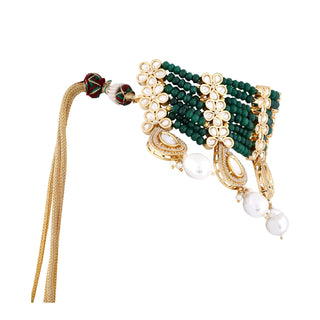 Green Bead and Polki Choker 