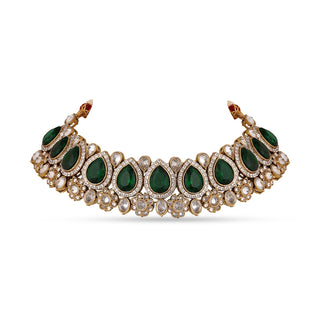 Green Stoned Choker