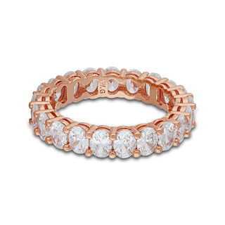 American Diamond Rose Gold Ring