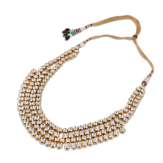 Multi Strand Kundan Long Haar