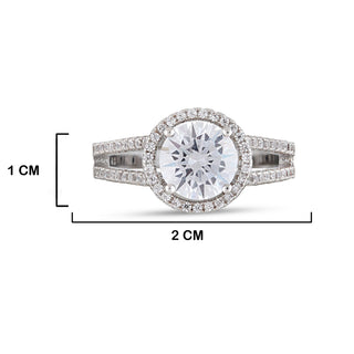 American Diamond CZ Ring