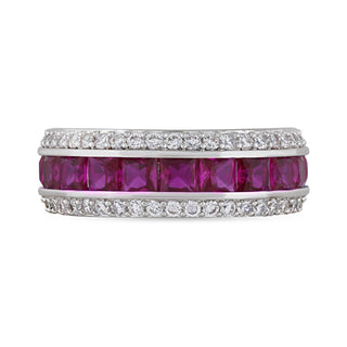 Magenta Stone Cubic Zirconia Ring