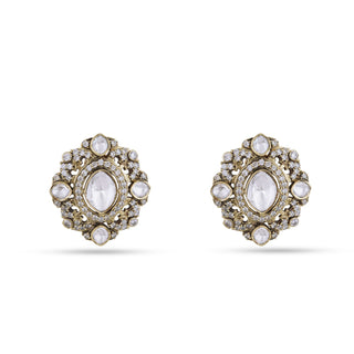  Stone Stud Earrings