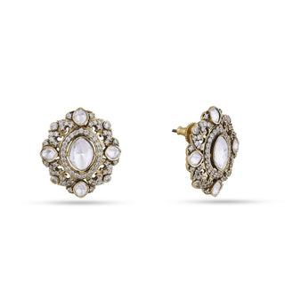  Stone Stud Earrings