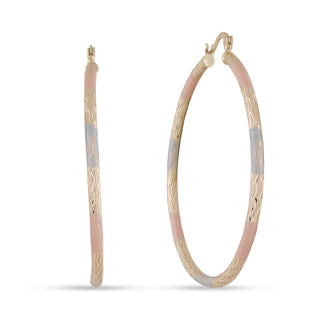 Multi Alloy Hoop Earrings