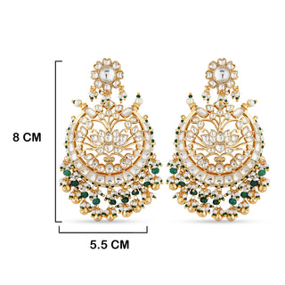 Kundan Studded Chanbaali Earrings