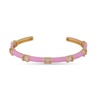 Pink Kundan Bracelet 