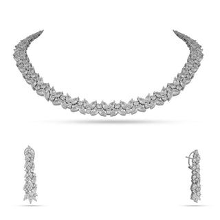 American Diamond Necklace Set