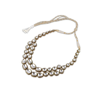 Double Layer Polki Necklace 