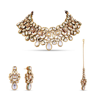  Classic Polki Studded Choker Set