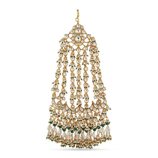 Seed Pearl Kundan Jhumar