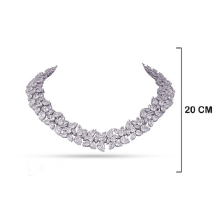 Basbas - American Diamond CZ Necklace Set