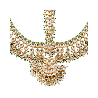 Kundan Beaded Hair Accessory 